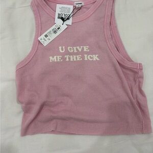 Garage Pink Tank Top